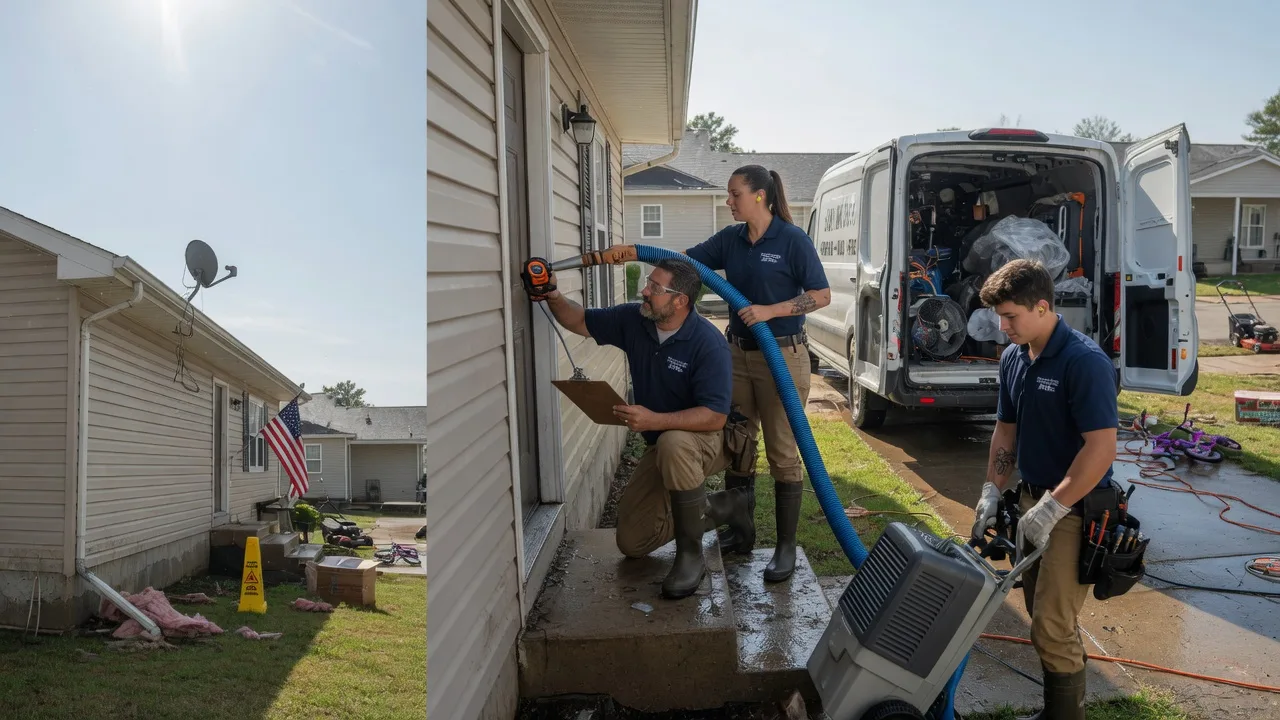 Ceiling Water Damage Restoration in Myrtle, MS near me